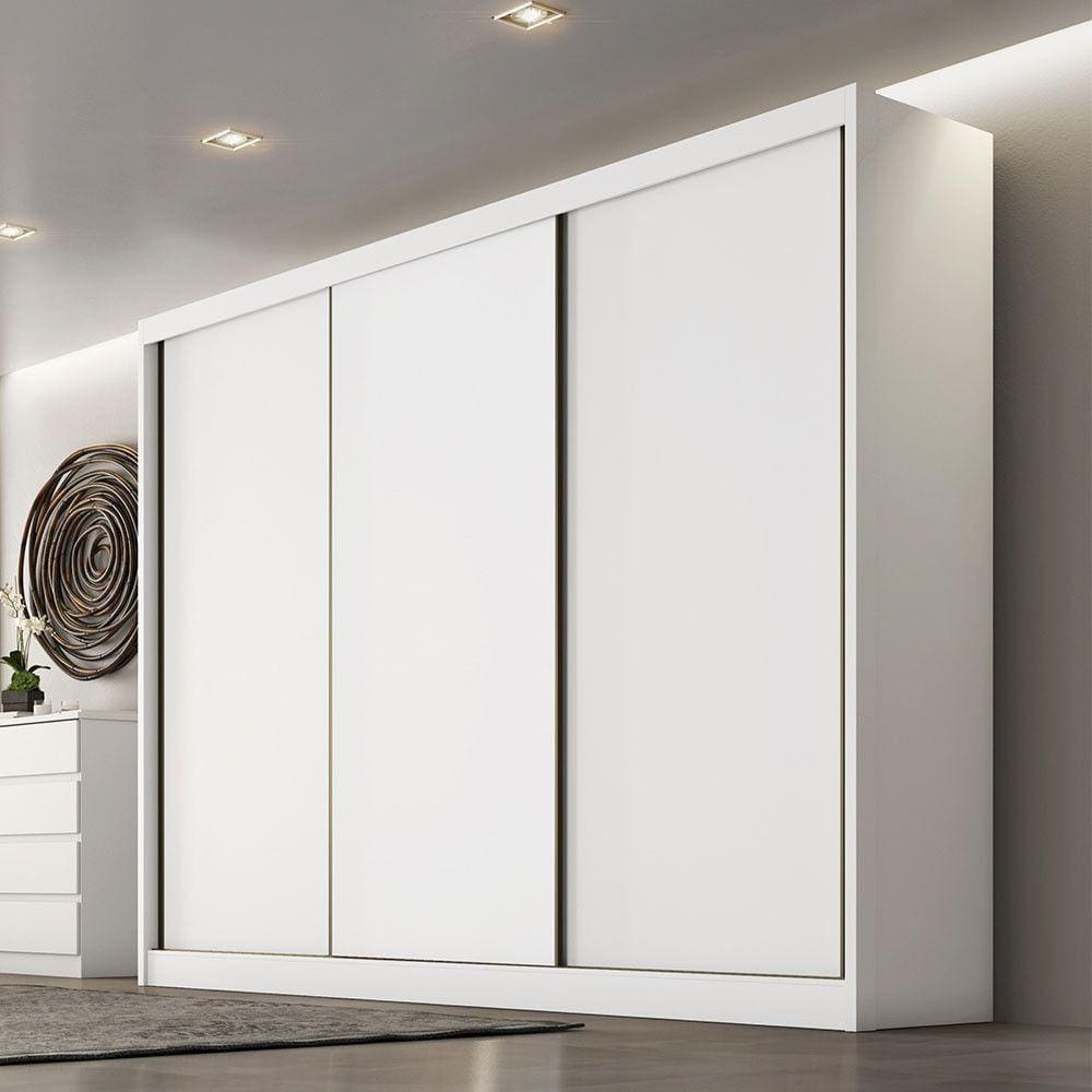 Guarda Roupa Kiev 3 Portas 6 Gavetas Clic Móveis