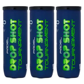 Bola de Padel Drop Shot Tournament Pack com 03 Tubos
