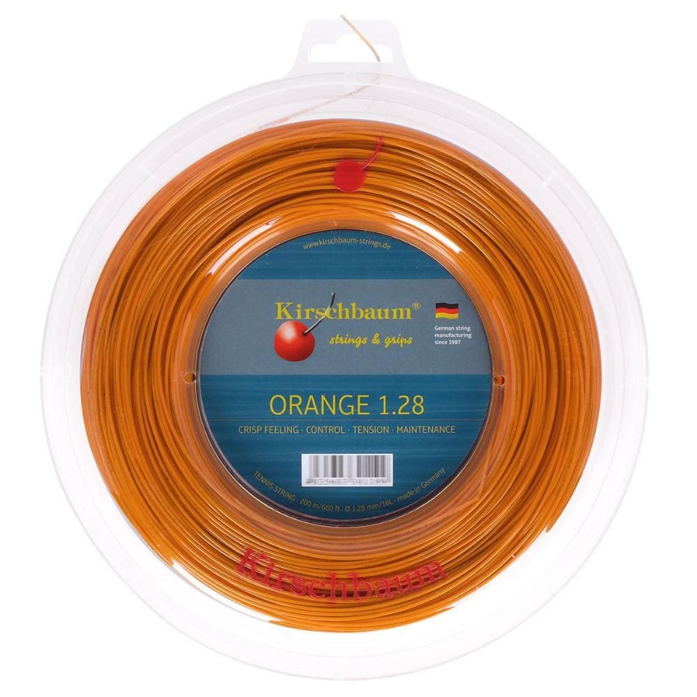 Corda Kirschbaum Super Smash Orange 16L 1.28mm Rolo com 200 Metros Laranja