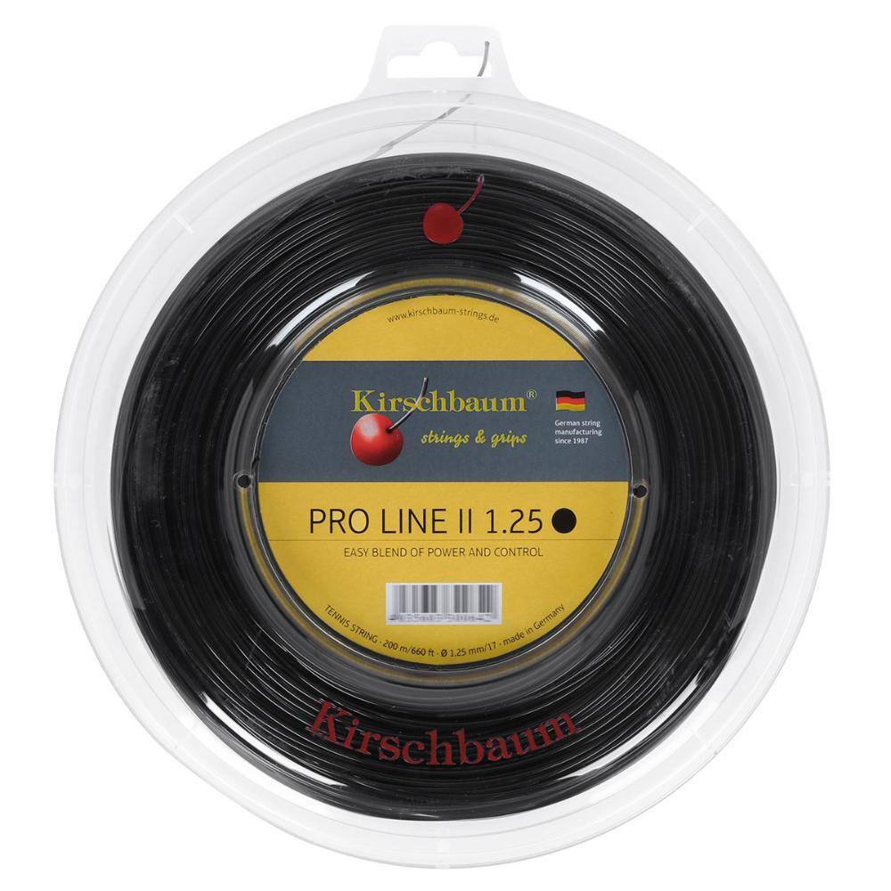 Corda Kirschbaum Pro Line 2 17L 1.25mm Rolo com 200 Metros Preta