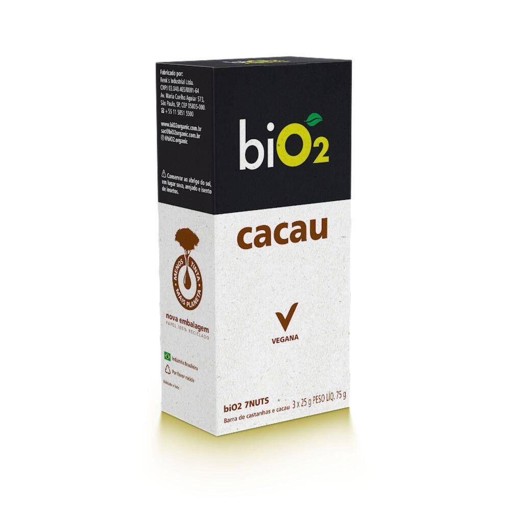 Barra de Castanhas e Frutas biO2 Nuts Damasco 25 g - biO2