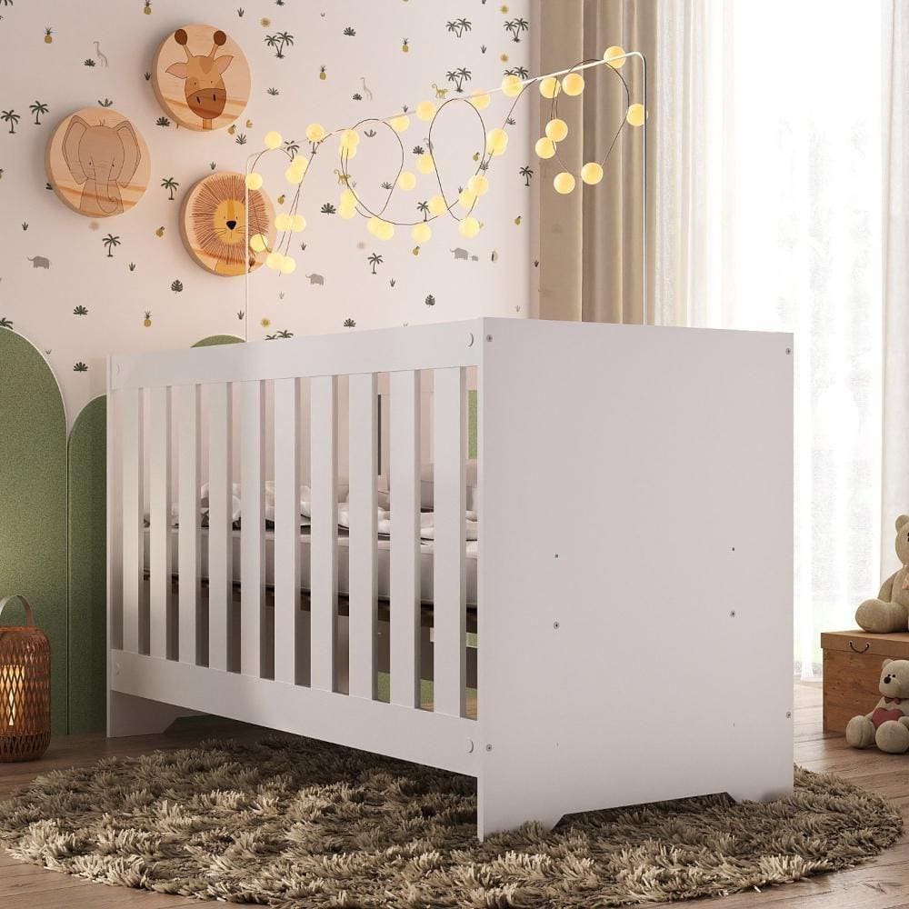 Berço 3 em 1 Tic Tac Branco