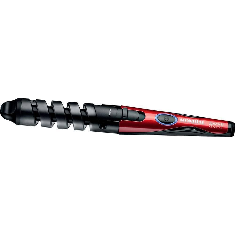 Modeladora De Cachos Mondial Infinity Em-05 Vermelha Bivolt