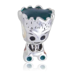 Berloque Baby Groot Marvel Separador Pandora Banhado a Prata 925 - Premium