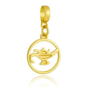 Pingente Berloque Símbolo Da Enfermagem Pandora Banhado a Ouro 18k - Premium
