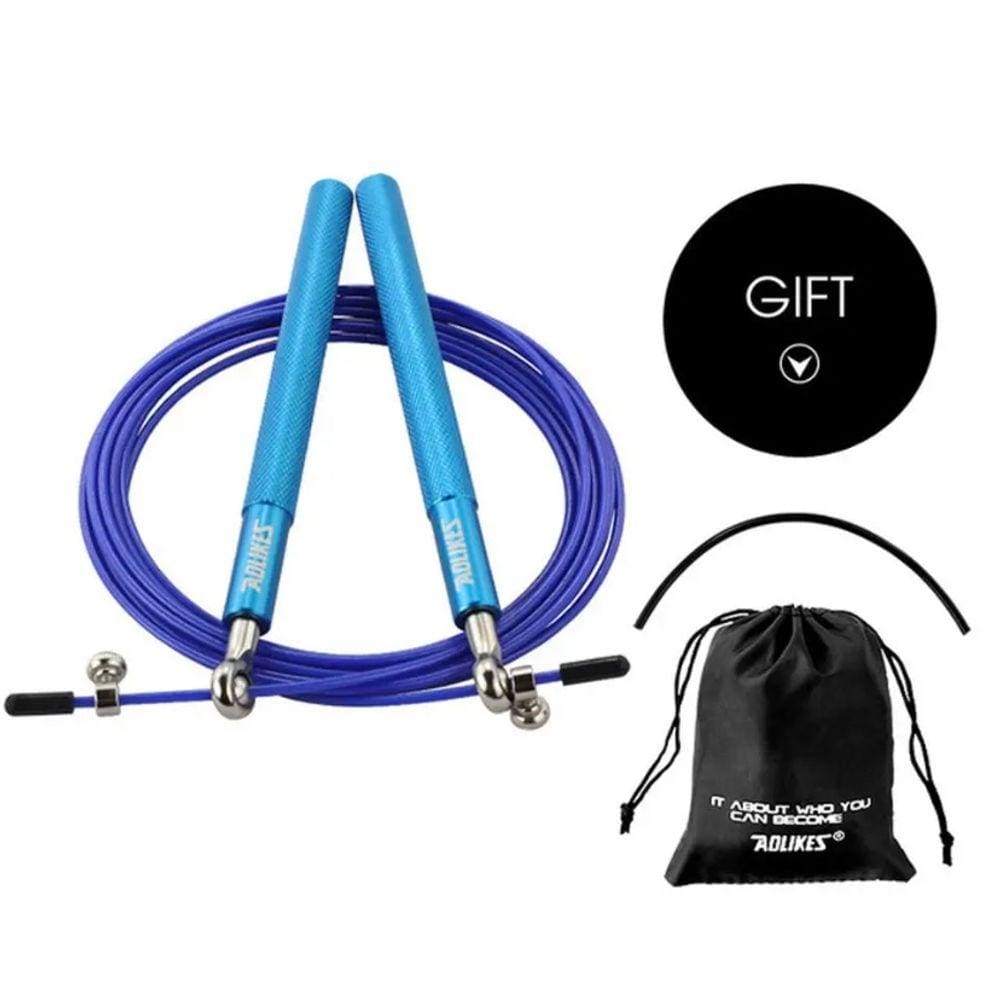 Corda Pular Speed Rope Profissional Aolikes Crossfit + Bag