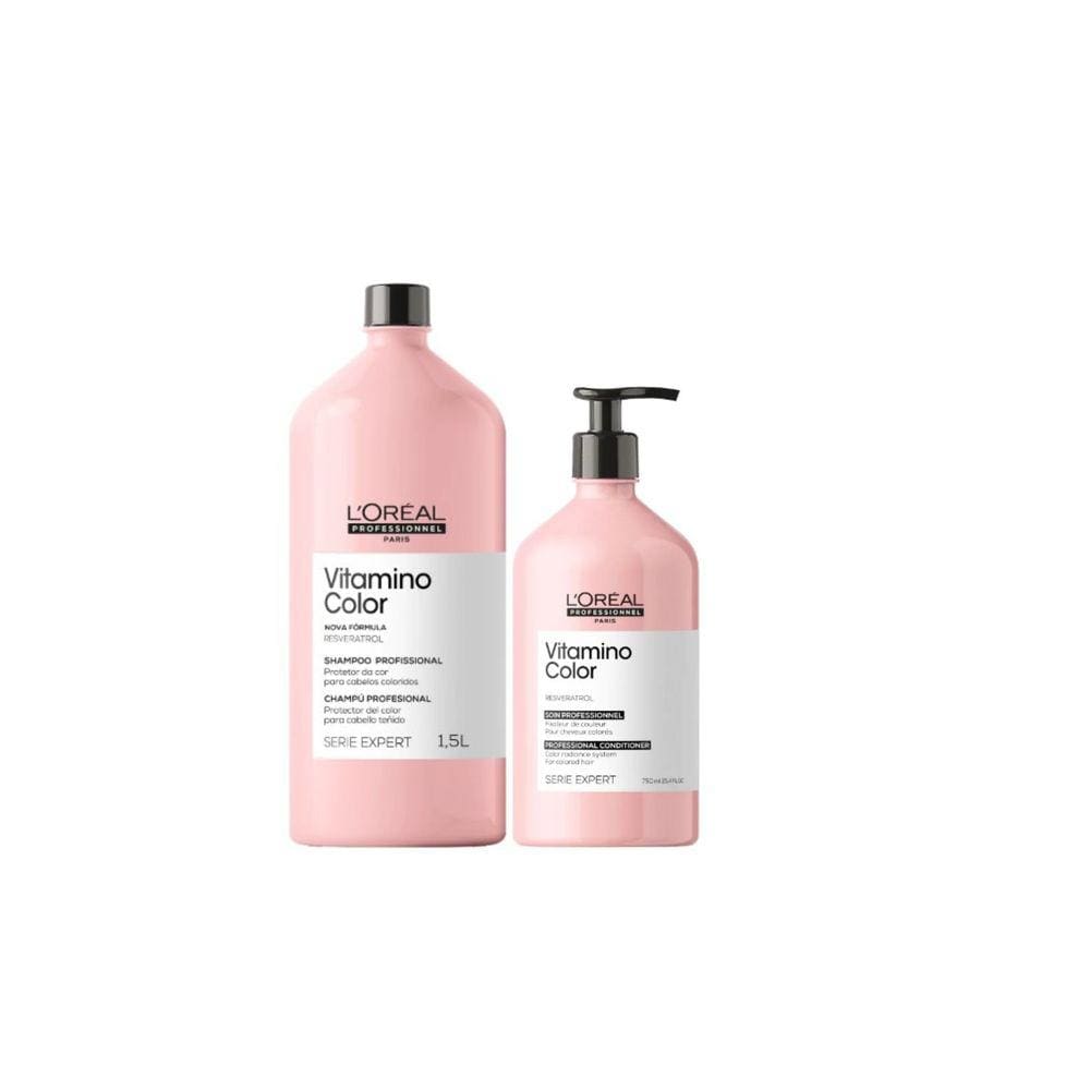 Kit L´Oréal Vitamino Color Shampoo 1,5L + Condicionador 750ml