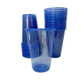 Copo Neon Azul Biodegradável Descartável Premium 200 Un