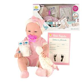 Boneca Bebê De Brinquedo Anjo Naninha Com Acessórios