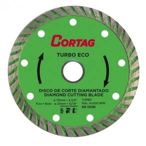Disco Diamantado Eco Turbo 110X20 Mm 60598 Cortag