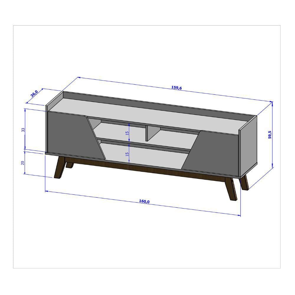 Rack Turim Titanium Nature 2075887 Bechara