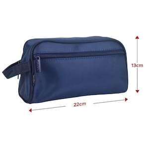 Necessaire Organizadora Unissex Acessórios Nylon Azul