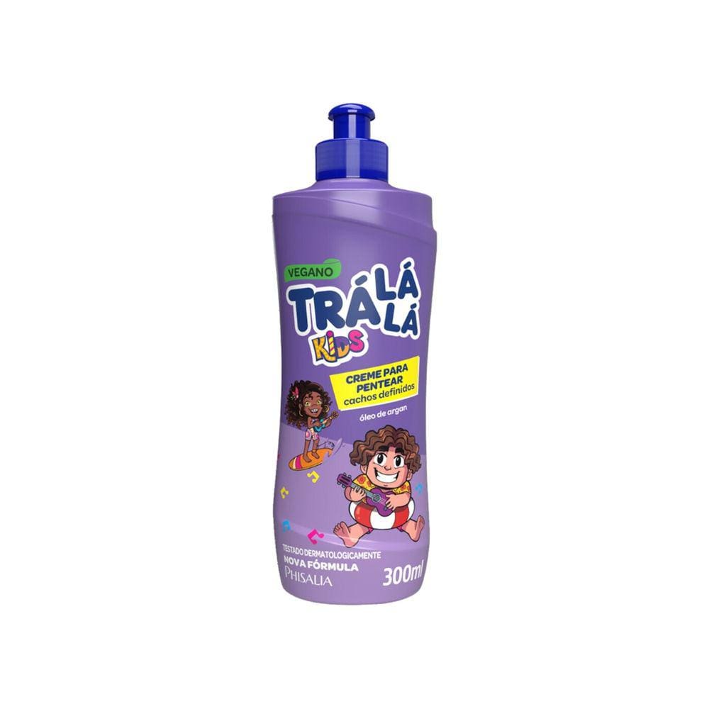 Creme Para Pentear Tra La La Kids Cachos Definidos 300ml