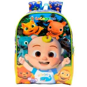 Mochila Infantil Escolar de Costas Cocomelon X2 14 Azul