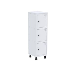 Armario Roupeiro 3 Portas Aço MGRP 501/3 Branco