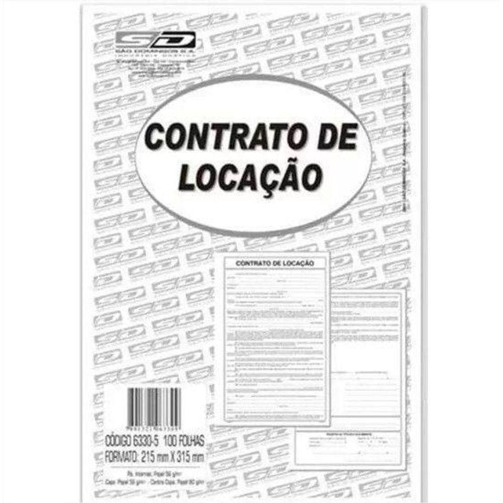Impresso Talão Contrato De Locação 100Fls Pct Com 05