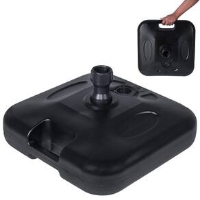 Base Plástica Quadrada Para Guarda Sol Ou Ombrelone Areia Ou Água Preta - 70027107 Belfix