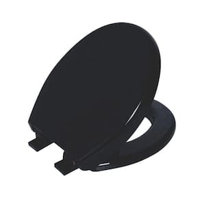 Assento Sanitário Astra C/ Amortecedor Oval Preto Universal