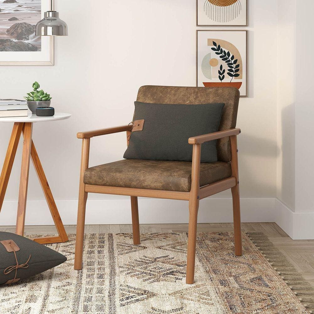 Poltrona Nobuck 521 Up Marrom