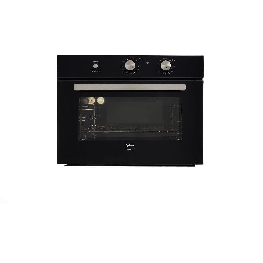 Forno Elétrico de Embutir Fischer Infinity 50 Litros Preto Com Grill – 127Volts - 110V