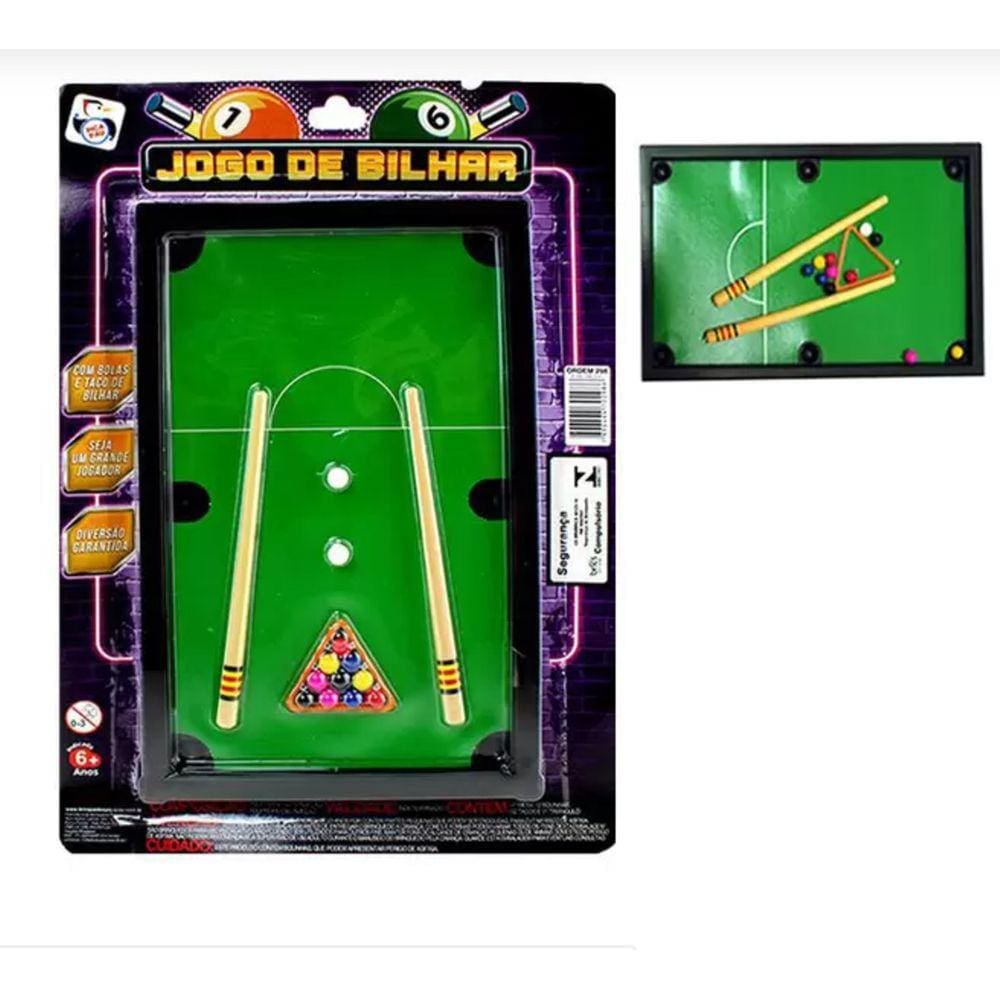 Mini mesa de sinuca bilhar snooker portatil jogo brinquedo no Shoptime