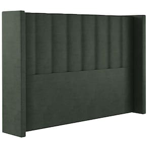 Cabeceira Queen 158 cm Barcell Veludo Verde Soon