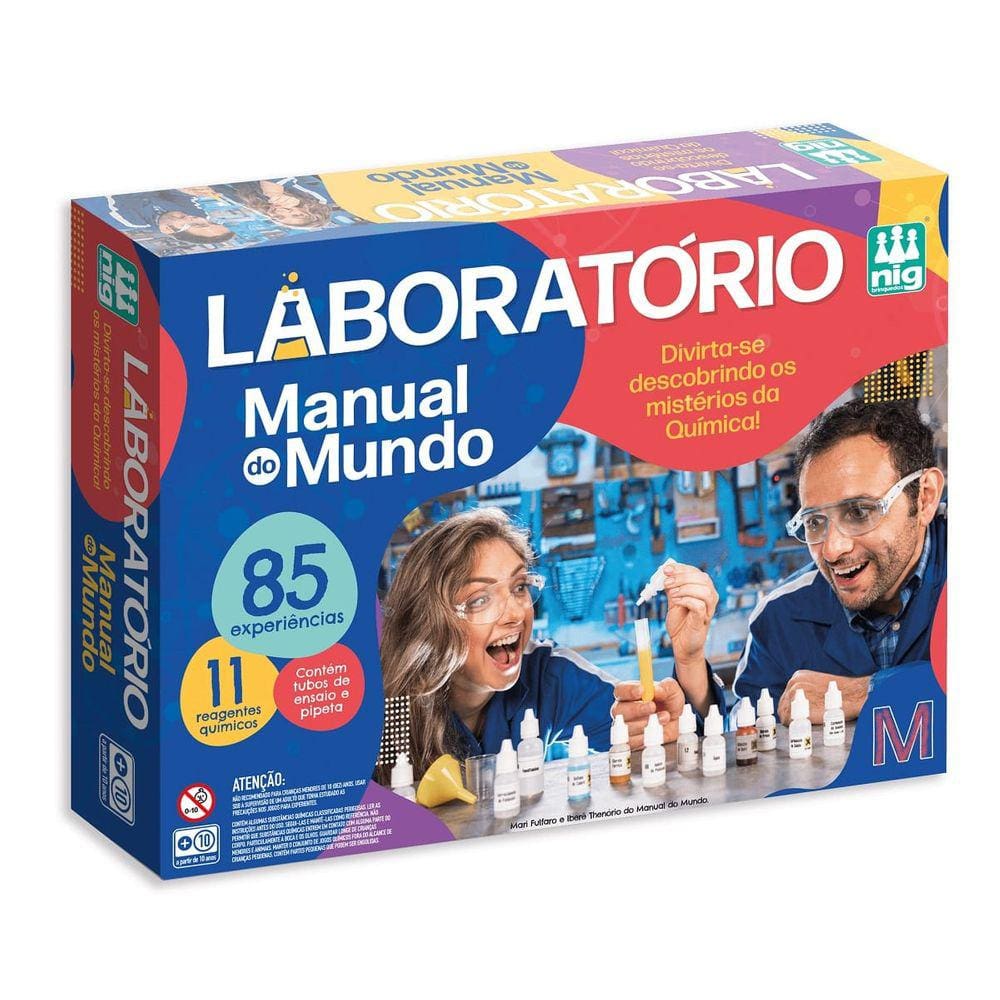 Laboratório Manual do Mundo 85 experiências Nig 1640