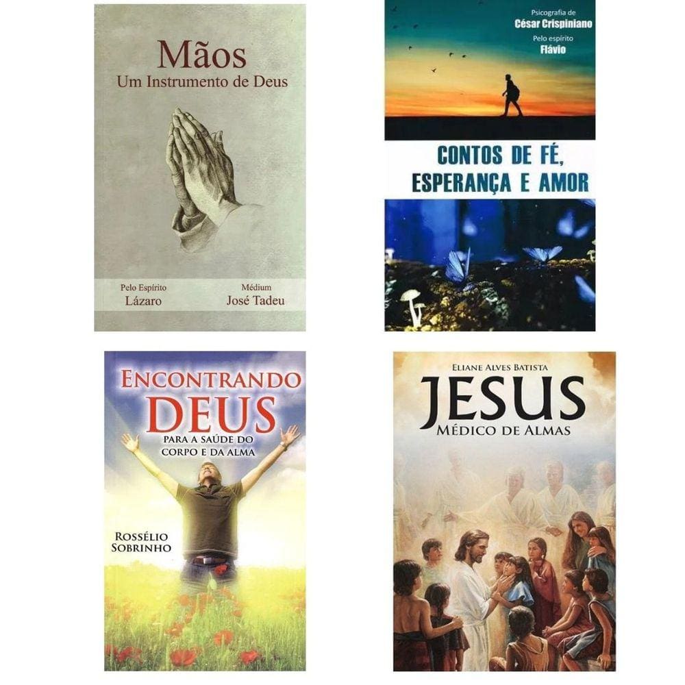 Combo Estudo com 4 Livros