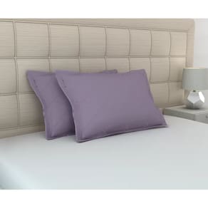 Kit de Fronhas Matelassê Zono Enxovais 2 peças em Malha 100% Algodão Ametista