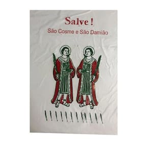 Kit 7000 Sacos de Plástico Festa Cosme e Damião 16X24cm