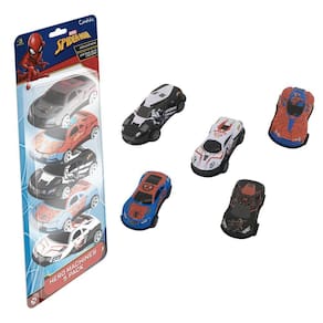 Mini veiculos pull back com 5 - Homem Aranha