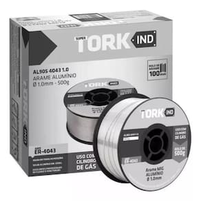 Arame Solda Mig Alumínio Para Uso Com Gás 1,0Mm Super Tork