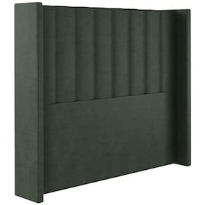 Cabeceira Solteiro 88 cm Barcell Veludo Verde Soon