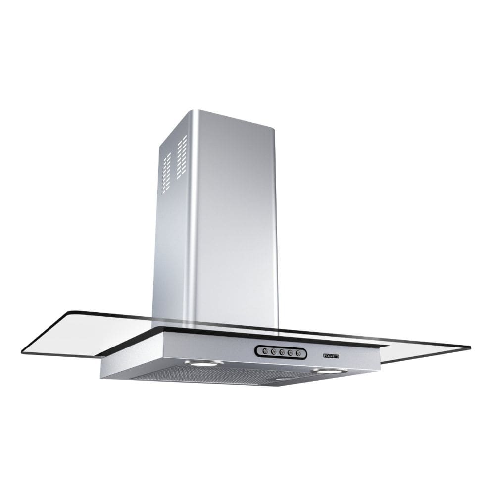 Coifa Vidro Reto Inox Duto Slim 80cm 220v Fogatti Inox
