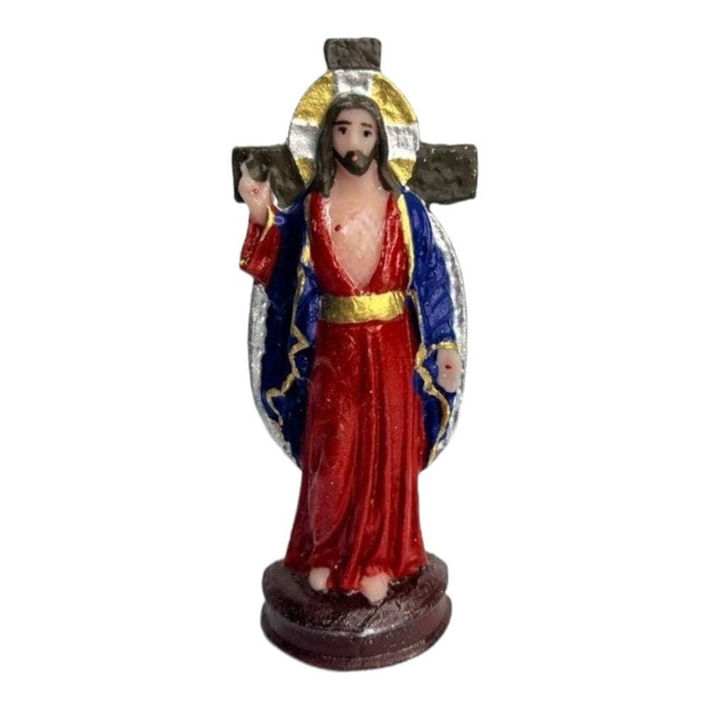 Escultura Santo Chagas 7 cm em Resina