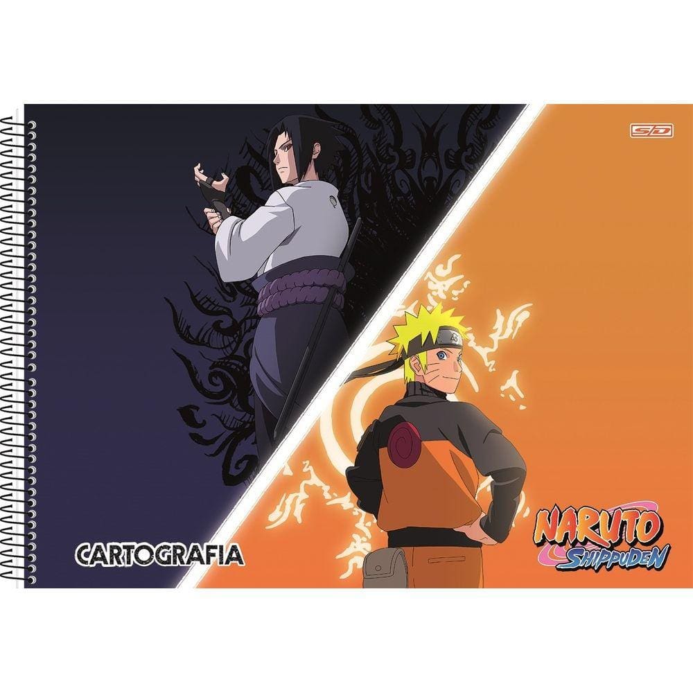 Desenho do naruto colorido