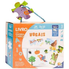 Todolivro Play - Livro Com Quebra-Cabeça - Vogais