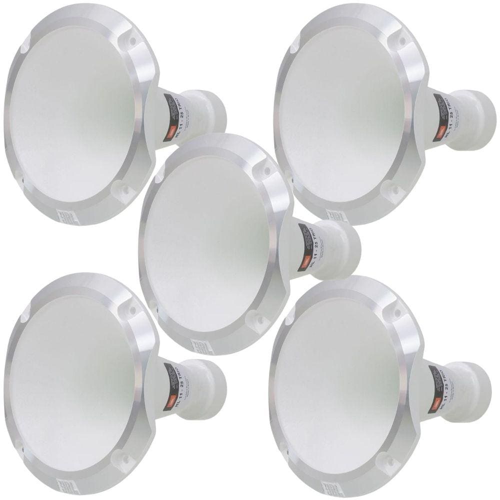 Kit 5 Cornetas Jbl Hl11-25 Trio Branca