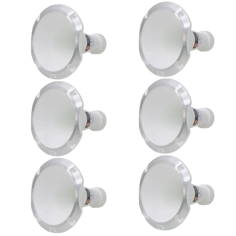 Kit 6 Cornetas Jbl Hl11-25 Trio Branca