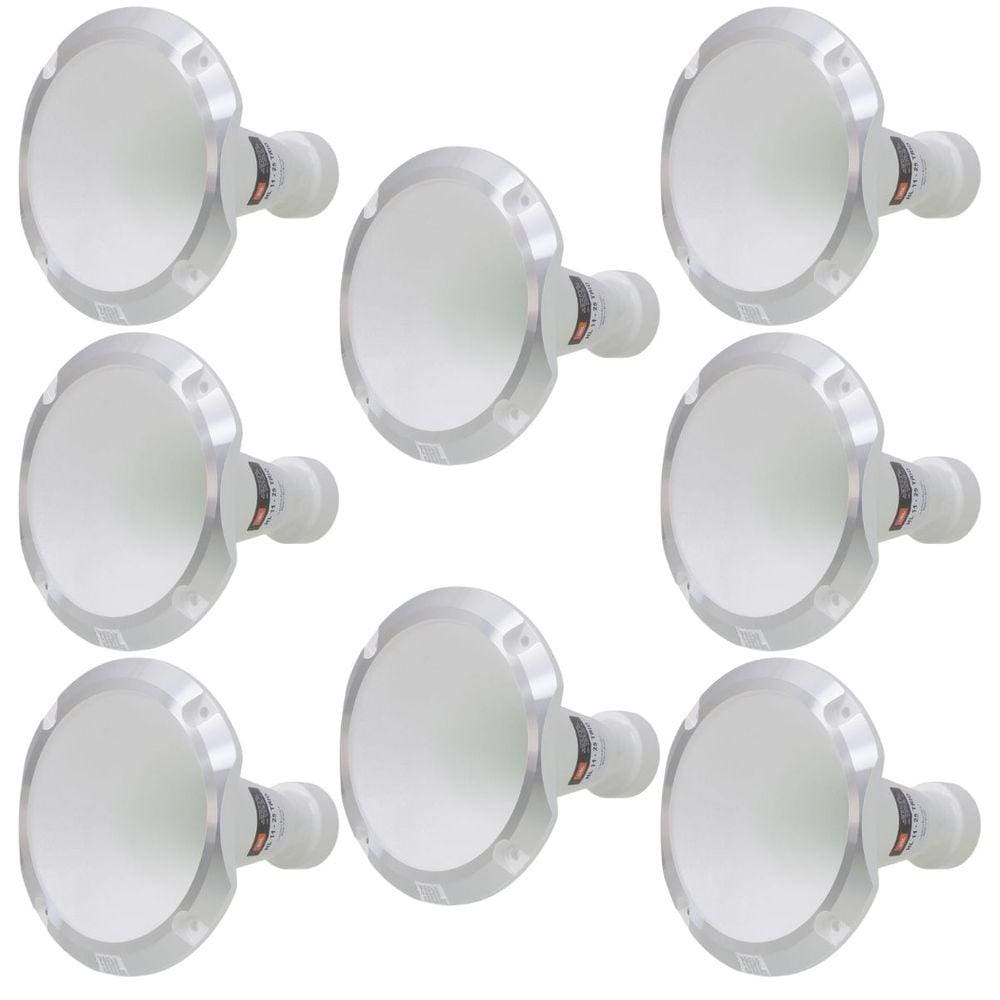 Kit 8 Cornetas Jbl Hl11-25 Trio Branca