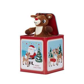 Rudolph, a rena de nariz vermelho Jack-In-The-Box