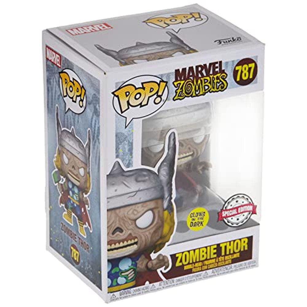Funko POP! Boneco Marvel Zombies Zombie Thor Brilha no Escuro 3,75” (#787)