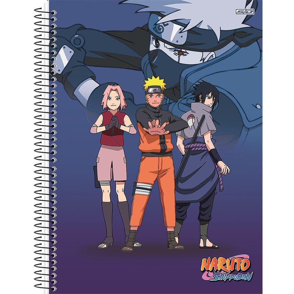 Caderno Universitário SD Boruto 1 Matéria 80 folhas