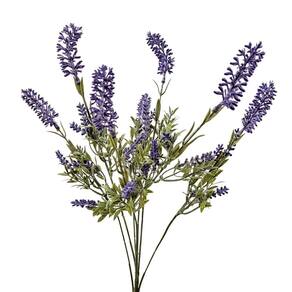 Flor Lavanda Lilás 46X10Cm Buquê Planta Artificial Realista