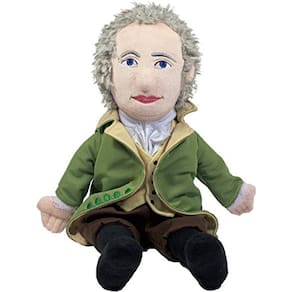 The Unemployed Philosophers Guild Alexander Hamilton Doll - 11 "Soft Stuffed Plush Little Thinker