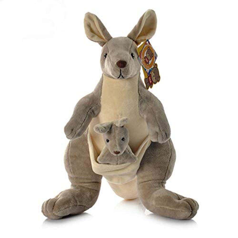 10 polegadas canguru pelúcia brinquedo pelúcia animal brinquedo pelúcia boneca animal