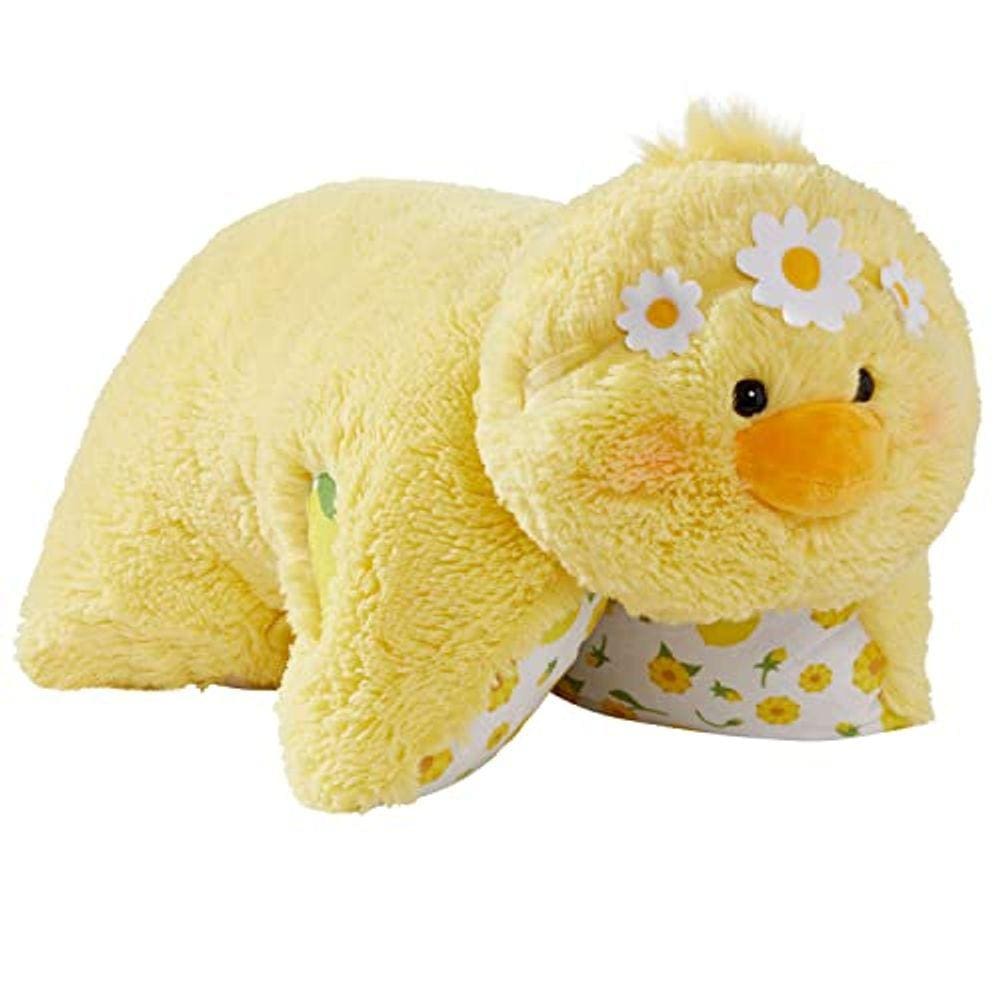 Travesseiro Pets Doces Aromatados Lemon Chick Recheado Animal Pelúcia Travesseiro de Brinquedo, 1 Conde (Pacote de 1), Amarelo