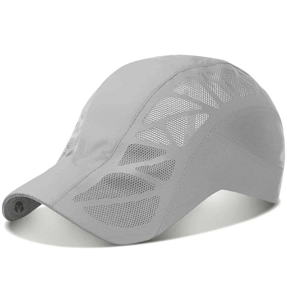 Boné Masculino Sportwear Dry Fit Em Malha Premium Cinza