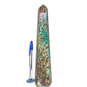 Ponta Amazonita Paraíba Grande Natural 27cm 1kg Classe B