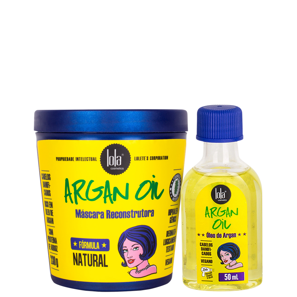 Kit Lola Cosmetics Argan Oil Home Care Duo (2 Produtos)
